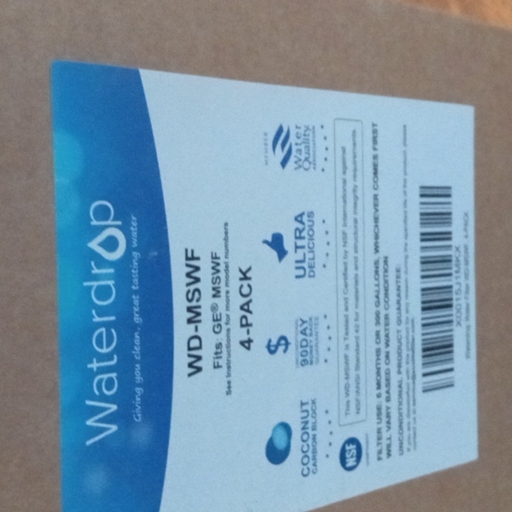 3 pack of water drop fridge filters